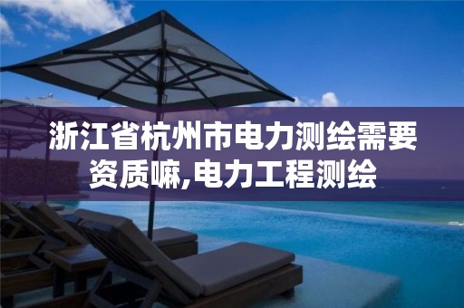 浙江省杭州市电力测绘需要资质嘛,电力工程测绘