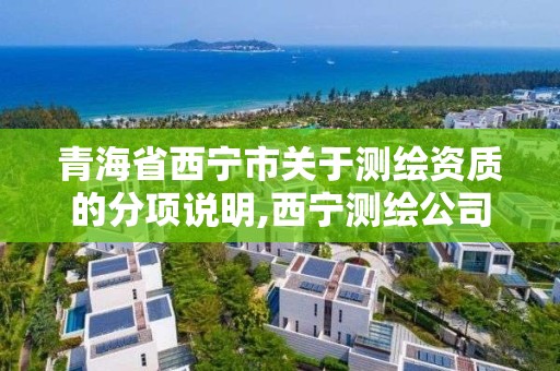 青海省西宁市关于测绘资质的分项说明,西宁测绘公司有哪些。