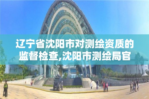 辽宁省沈阳市对测绘资质的监督检查,沈阳市测绘局官网