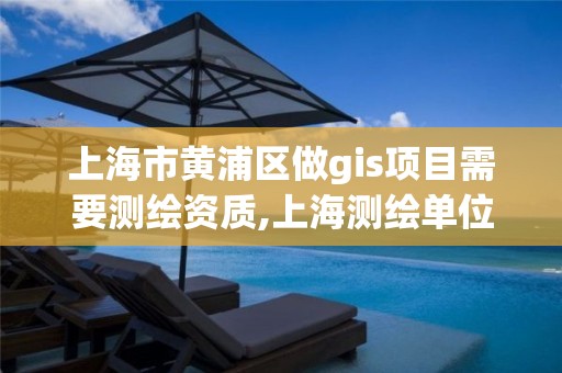 上海市黄浦区做gis项目需要测绘资质,上海测绘单位