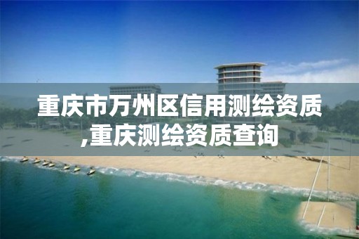 重庆市万州区信用测绘资质,重庆测绘资质查询