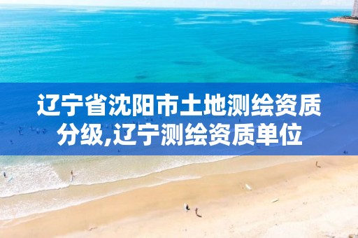 辽宁省沈阳市土地测绘资质分级,辽宁测绘资质单位