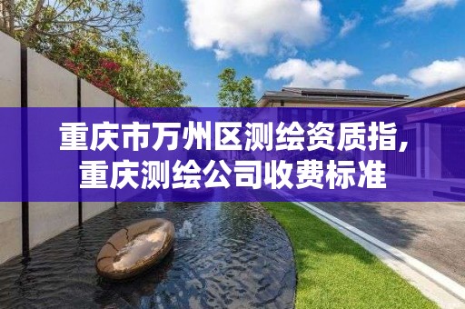 重庆市万州区测绘资质指,重庆测绘公司收费标准