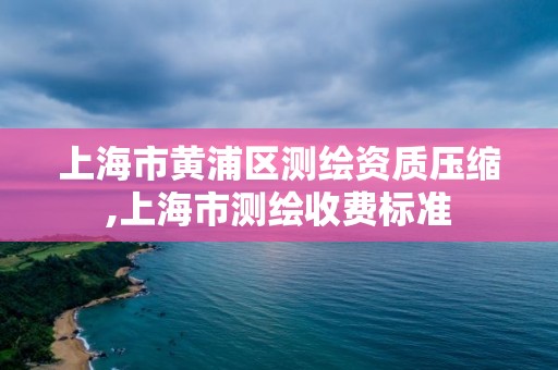 上海市黄浦区测绘资质压缩,上海市测绘收费标准