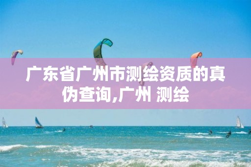 广东省广州市测绘资质的真伪查询,广州 测绘