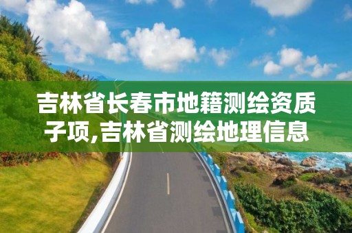 吉林省长春市地籍测绘资质子项,吉林省测绘地理信息局服务与管理平台