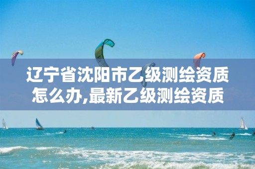 辽宁省沈阳市乙级测绘资质怎么办,最新乙级测绘资质