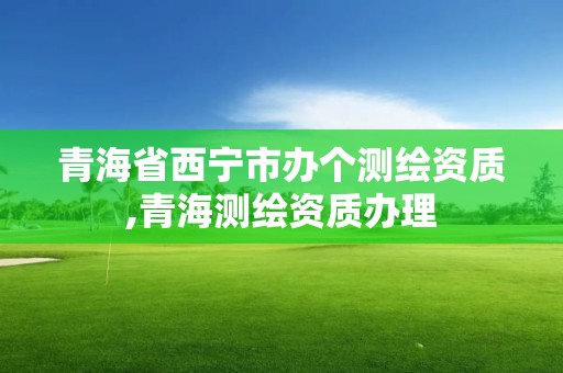 青海省西宁市办个测绘资质,青海测绘资质办理