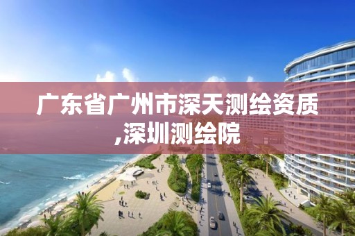 广东省广州市深天测绘资质,深圳测绘院