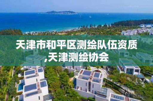 天津市和平区测绘队伍资质,天津测绘协会