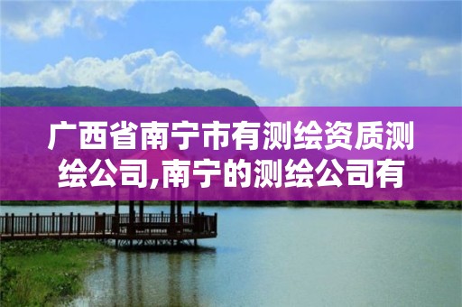 广西省南宁市有测绘资质测绘公司,南宁的测绘公司有哪些