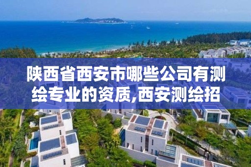 陕西省西安市哪些公司有测绘专业的资质,西安测绘招聘最新测绘招聘。