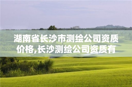 湖南省长沙市测绘公司资质价格,长沙测绘公司资质有哪家