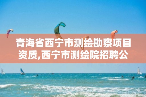 青海省西宁市测绘勘察项目资质,西宁市测绘院招聘公示