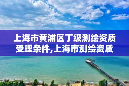 上海市黄浦区丁级测绘资质受理条件,上海市测绘资质单位名单