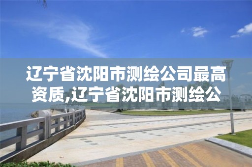 辽宁省沈阳市测绘公司最高资质,辽宁省沈阳市测绘公司最高资质是什么