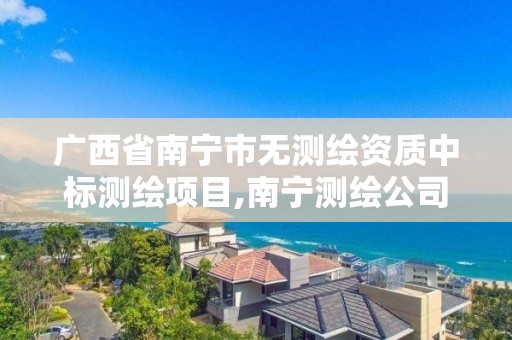 广西省南宁市无测绘资质中标测绘项目,南宁测绘公司招聘信息网