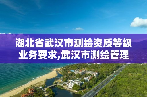 湖北省武汉市测绘资质等级业务要求,武汉市测绘管理条例。