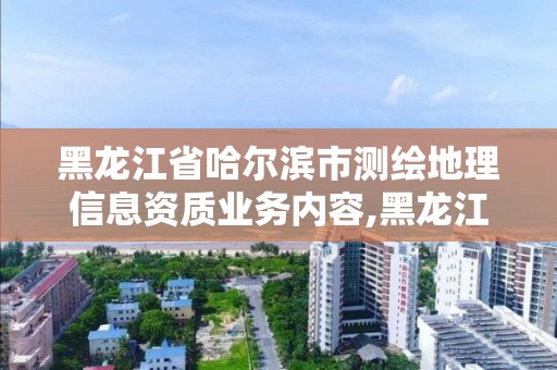 黑龙江省哈尔滨市测绘地理信息资质业务内容,黑龙江测绘地理信息中心。