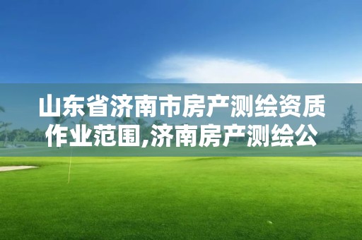 山东省济南市房产测绘资质作业范围,济南房产测绘公司