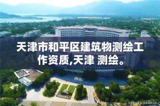 天津市和平区建筑物测绘工作资质,天津 测绘。