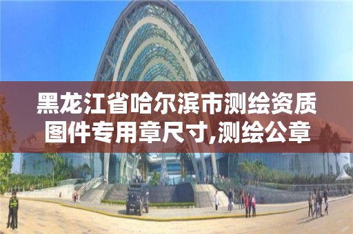 黑龙江省哈尔滨市测绘资质图件专用章尺寸,测绘公章。