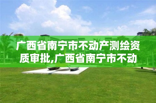 广西省南宁市不动产测绘资质审批,广西省南宁市不动产测绘资质审批中心