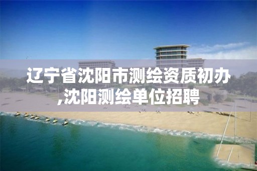 辽宁省沈阳市测绘资质初办,沈阳测绘单位招聘