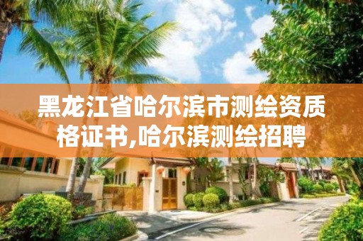 黑龙江省哈尔滨市测绘资质格证书,哈尔滨测绘招聘