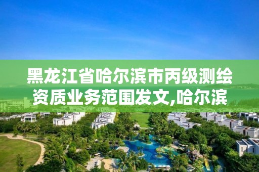 黑龙江省哈尔滨市丙级测绘资质业务范围发文,哈尔滨测绘局属于什么单位。