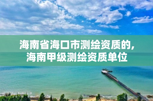 海南省海口市测绘资质的,海南甲级测绘资质单位