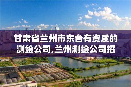 甘肃省兰州市东台有资质的测绘公司,兰州测绘公司招聘信息。