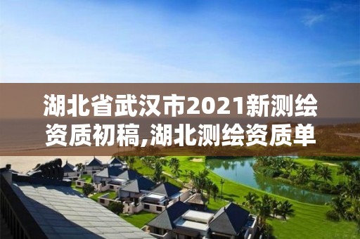 湖北省武汉市2021新测绘资质初稿,湖北测绘资质单位