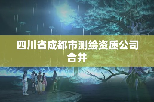 四川省成都市测绘资质公司合并