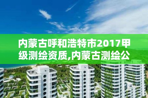 内蒙古呼和浩特市2017甲级测绘资质,内蒙古测绘公司