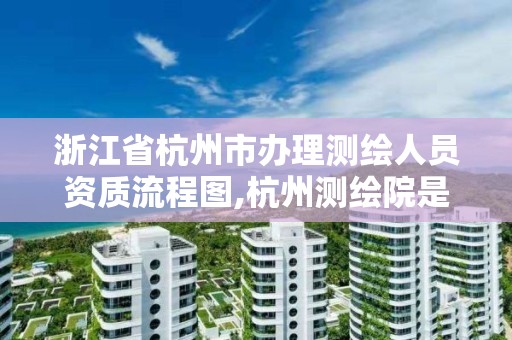 浙江省杭州市办理测绘人员资质流程图,杭州测绘院是什么单位。