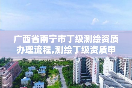 广西省南宁市丁级测绘资质办理流程,测绘丁级资质申报条件