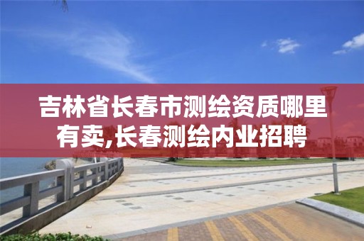 吉林省长春市测绘资质哪里有卖,长春测绘内业招聘