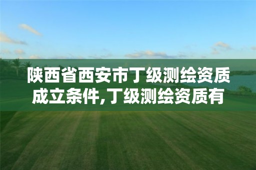 陕西省西安市丁级测绘资质成立条件,丁级测绘资质有效期为什么那么短