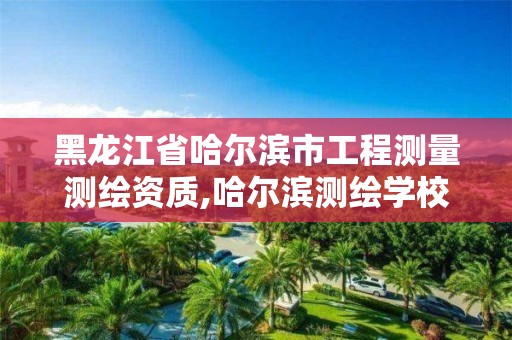 黑龙江省哈尔滨市工程测量测绘资质,哈尔滨测绘学校