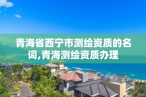 青海省西宁市测绘资质的名词,青海测绘资质办理