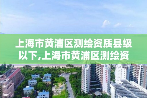 上海市黄浦区测绘资质县级以下,上海市黄浦区测绘资质县级以下有哪些