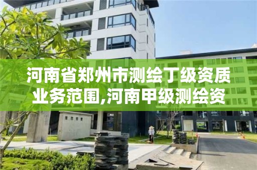 河南省郑州市测绘丁级资质业务范围,河南甲级测绘资质