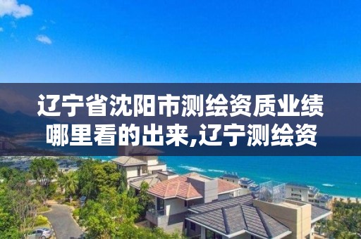 辽宁省沈阳市测绘资质业绩哪里看的出来,辽宁测绘资质单位。