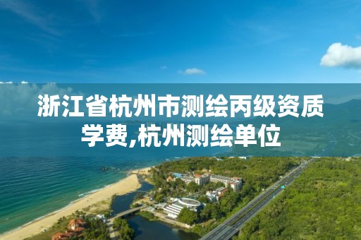 浙江省杭州市测绘丙级资质学费,杭州测绘单位