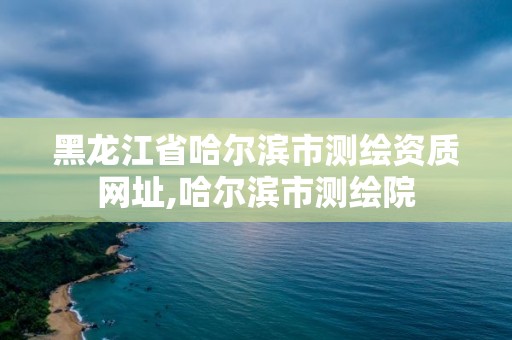 黑龙江省哈尔滨市测绘资质网址,哈尔滨市测绘院