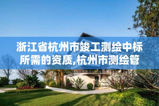 浙江省杭州市竣工测绘中标所需的资质,杭州市测绘管理服务平台