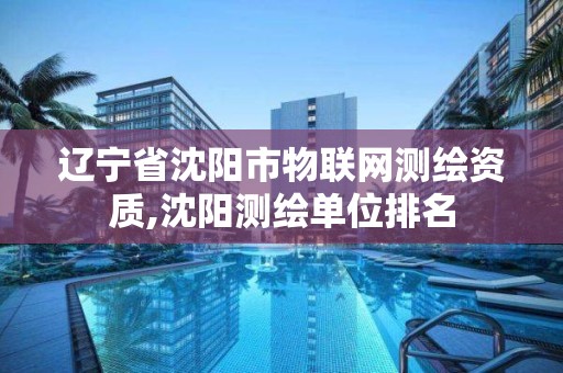 辽宁省沈阳市物联网测绘资质,沈阳测绘单位排名