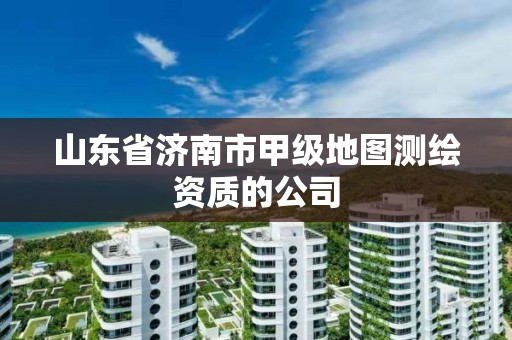 山东省济南市甲级地图测绘资质的公司