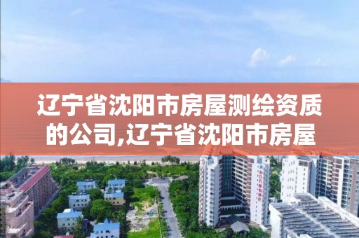 辽宁省沈阳市房屋测绘资质的公司,辽宁省沈阳市房屋测绘资质的公司有几家